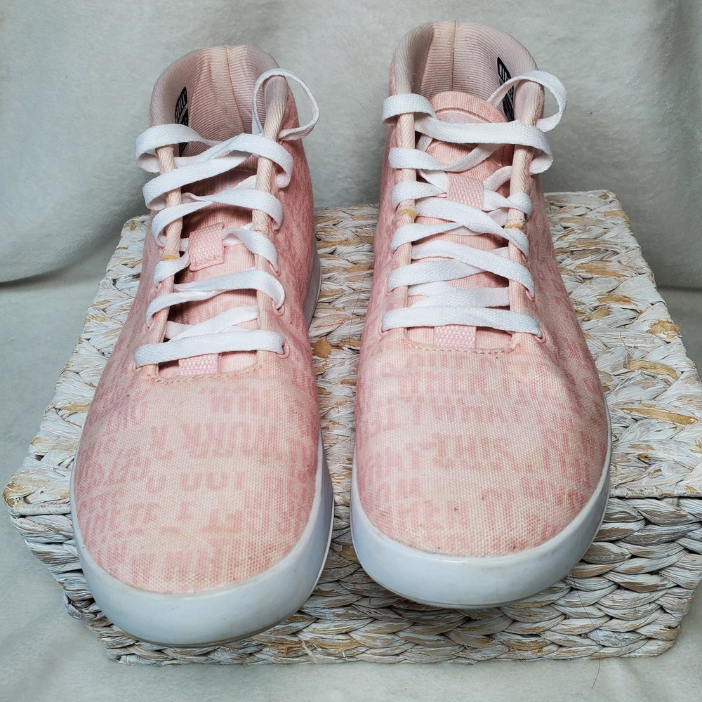 NOBULL Y2K Barbiecore High Top Canvas Pink Sneakers Trainer Womens Size 8.5 - Picture 3 of 7